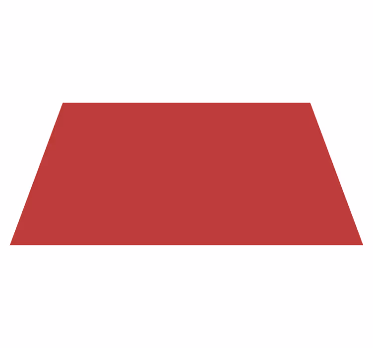 Tapis vinyle salon rouge couleur unie - TenStickers