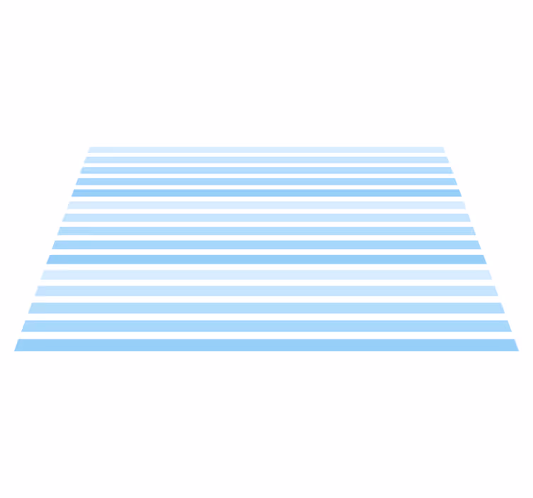 Tapis vinyle rayures motif horizontal bleu - TenStickers
