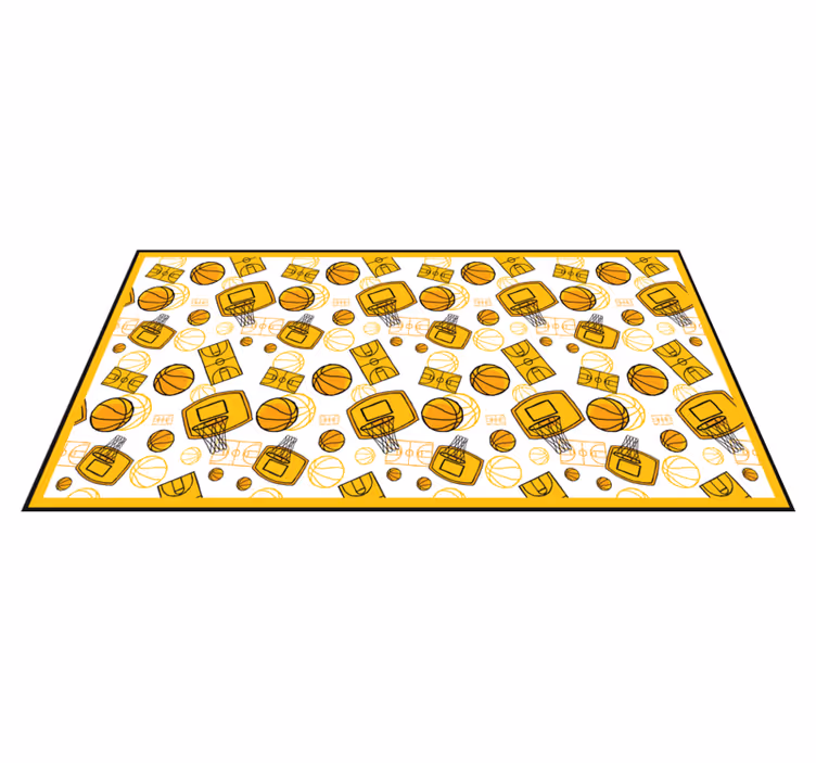 Tapis vinyle ado plaisir du basket-ball - TenStickers