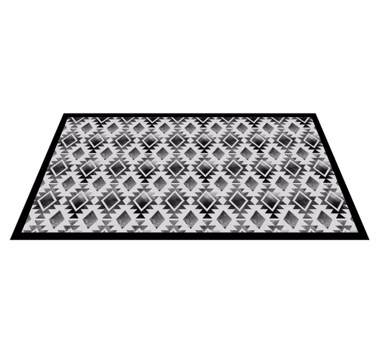 Tapis vinyle moderne style de motif géométrique - TenStickers