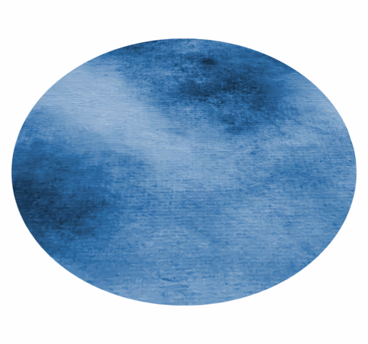 Tapis vinyle entrée tourbillon bleu profond - TenStickers