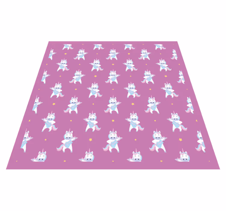 Tapis vinyle autres tapis motif de licorne fantaisiste - TenStickers