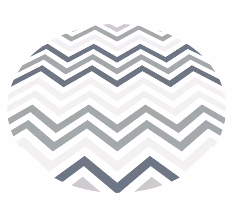 Tapis vinyle rayures motif chevron élégant - TenStickers