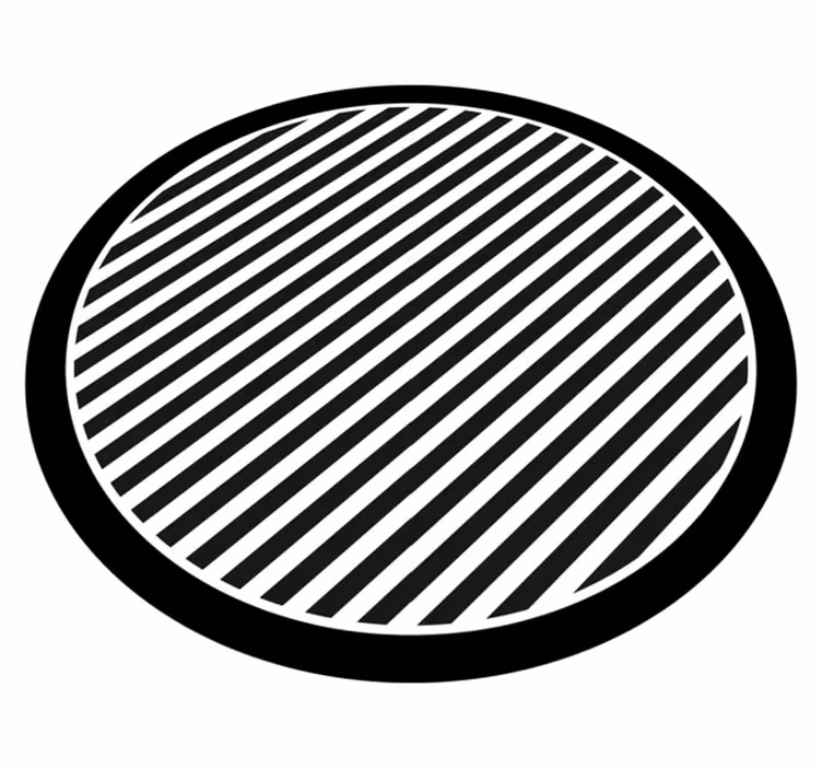 Tapis vinyle rayures unies - TenStickers