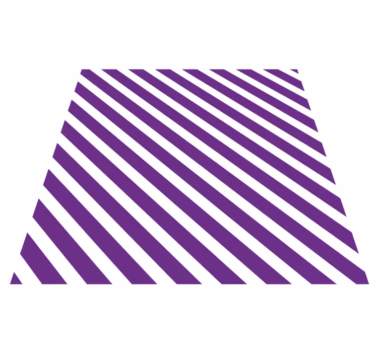 Tapis vinyle rayures motif à bandes violettes - TenStickers