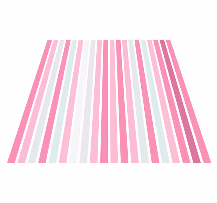 Tapis vinyle rayures élégance rose rayée - TenStickers