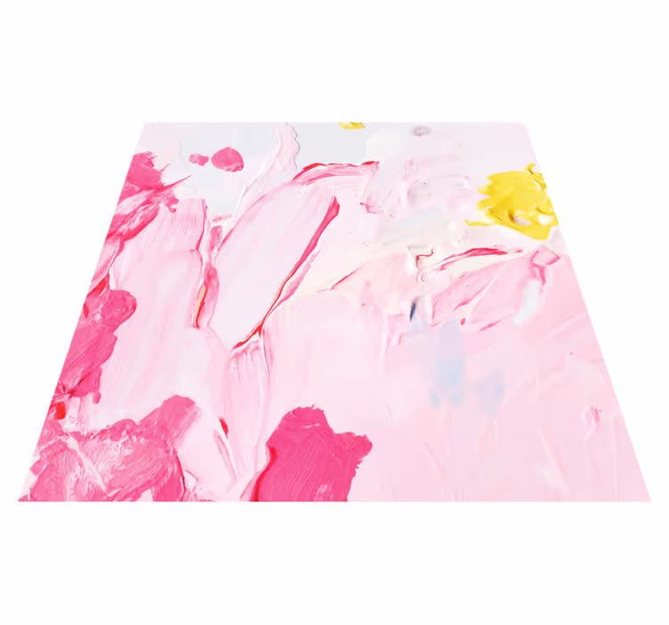 Tapis vinyle ado coups de pinceau abstraits - TenStickers