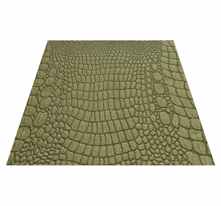 Tapis vinyle animal effet peau de crocodile - TenStickers
