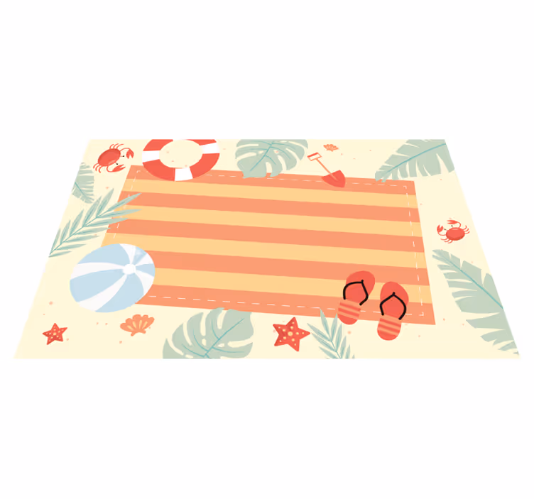 Tapis vinyle autres tapis scène d'ambiance estivale - TenStickers