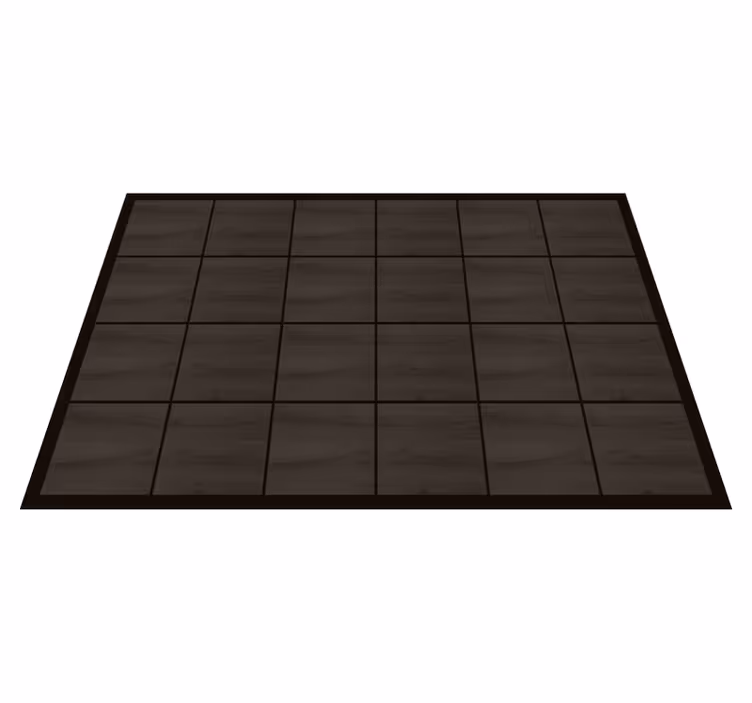Tapis vinyle imitation parquet carreaux de bois foncé - TenStickers