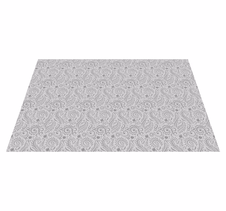 Tapis vinyle moderne motif botanique sophistiqué - TenStickers