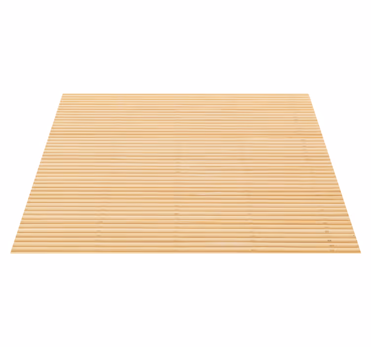 Tapis vinyle entrée texture de bambou naturel - TenStickers