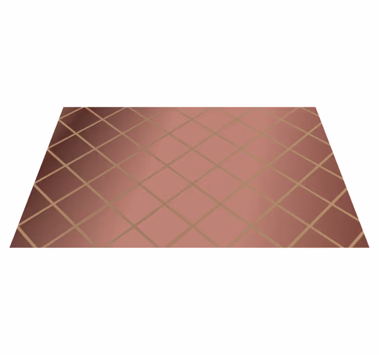Tapis vinyle moderne motif diamant élégant - TenStickers