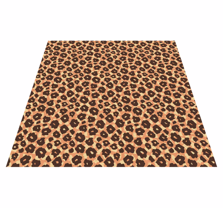 Tapis vinyle animal mélange de motifs léopard - TenStickers