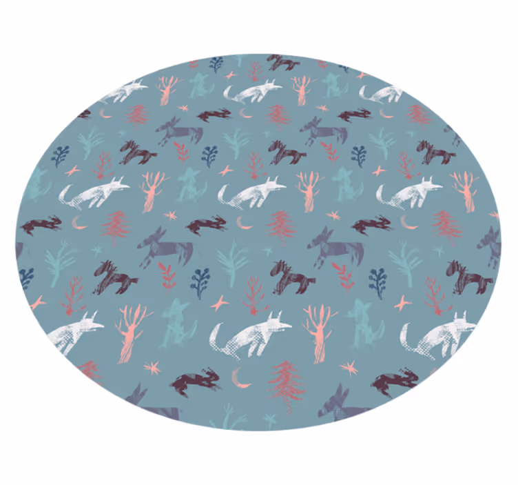 Tapis vinyle animal créatures inspirées de la nature - TenStickers