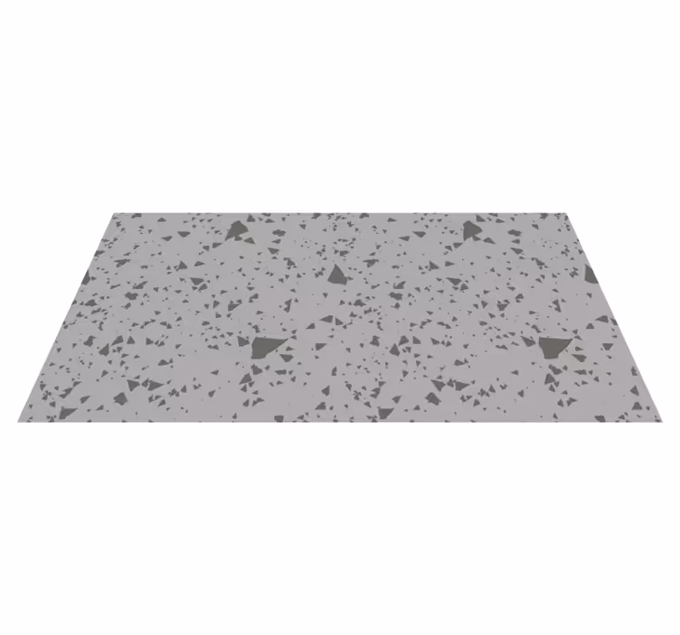 Tapis vinyle marbre motif gris fragmenté - TenStickers