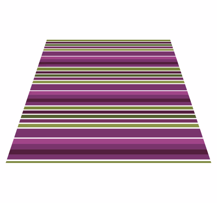 Tapis vinyle rayures violet horizontal - TenStickers