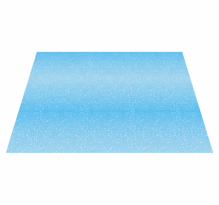 Tapis vinyle bleu superposition de paillettes bleues - TenStickers