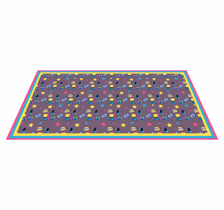 Tapis vinyle autres tapis jouets technologiques colorés - TenStickers