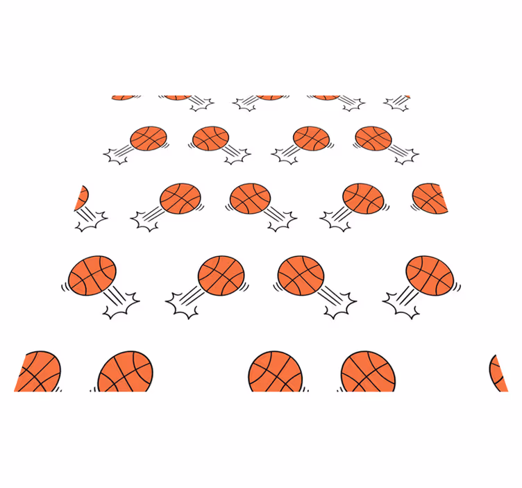 Tapis vinyle autres tapis modèle de mouvement de basket-ball - TenStickers