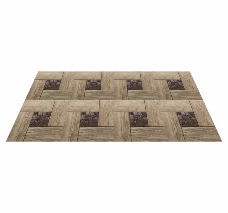 Tapis vinyle imitation parquet motif texturé - TenStickers