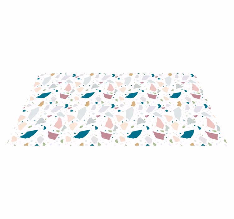 Tapis vinyle géométrique figures conceptuelles - TenStickers