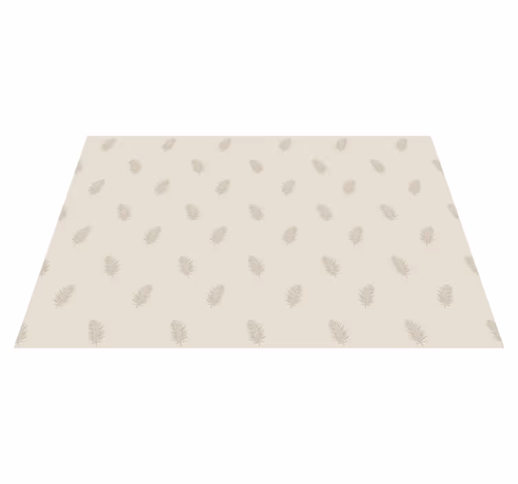 Tapis vinyle nature accent à motifs de feuilles - TenStickers