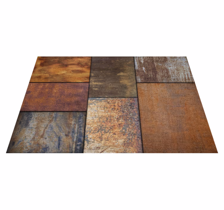 Tapis vinyle pierre Élégance pierre rustique - TenStickers