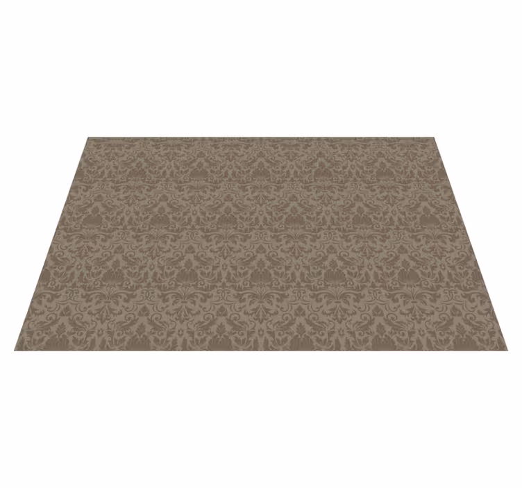 Tapis vinyle vintage motif baroque élégant - TenStickers
