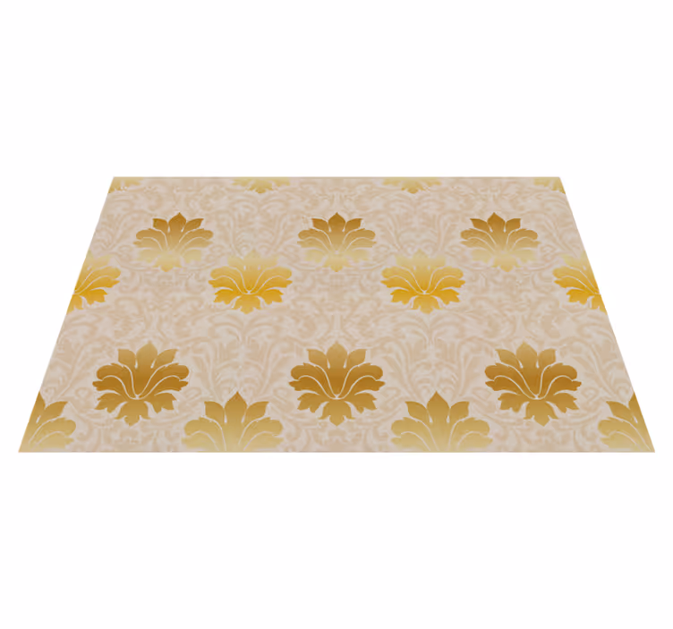 Tapis vinyle vintage élégance du motif baroque - TenStickers