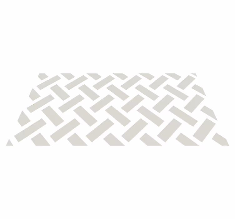 Tapis vinyle géométrique motif à chevrons - TenStickers