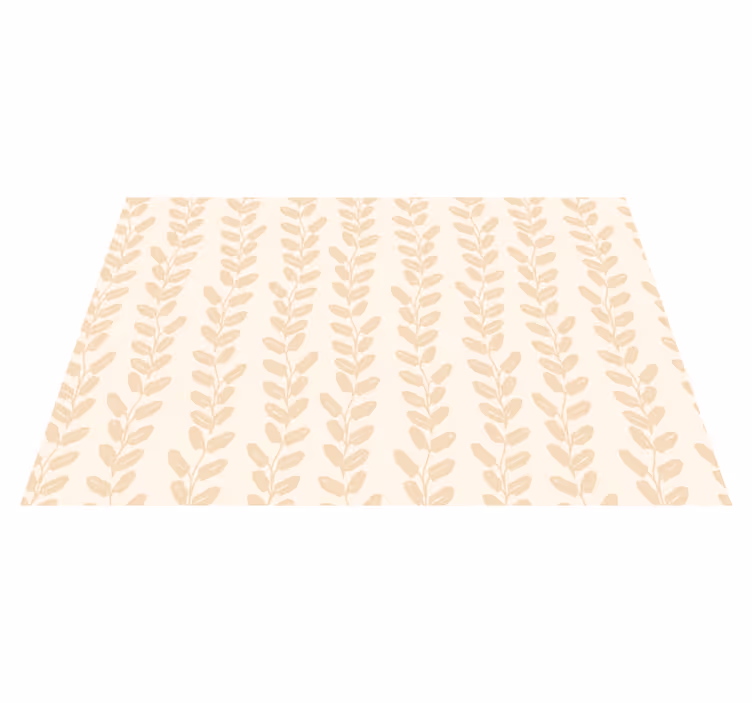 Tapis vinyle fleurs et plantes motif botanique - TenStickers
