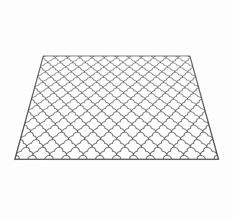 Tapis vinyle géométrique motif marocain - TenStickers