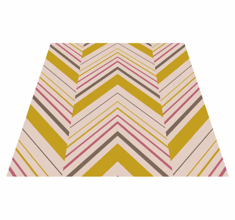 Tapis vinyle rayures à chevrons - TenStickers