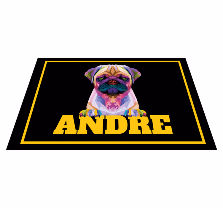 Tapis vinyle personnalisé animal de compagnie - TenStickers