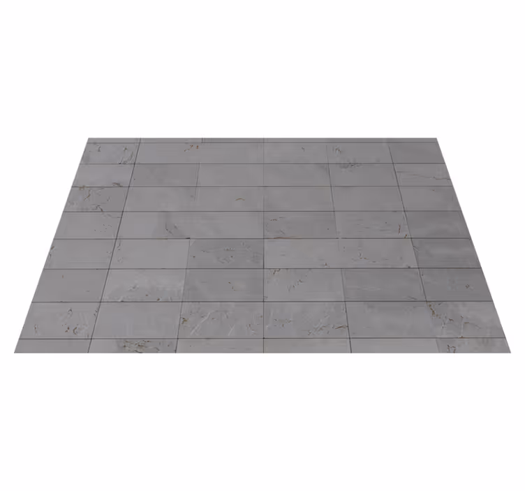 Tapis vinyle motif plaques béton industrielles - TenStickers