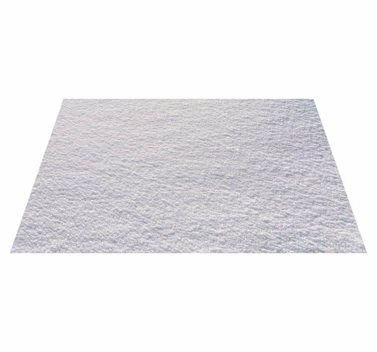 Tapis vinyle motif Texture neige - TenStickers