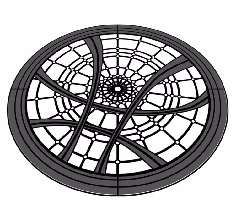 Tapis vinyle chambre fenêtre Monsieur Étrange - TenStickers