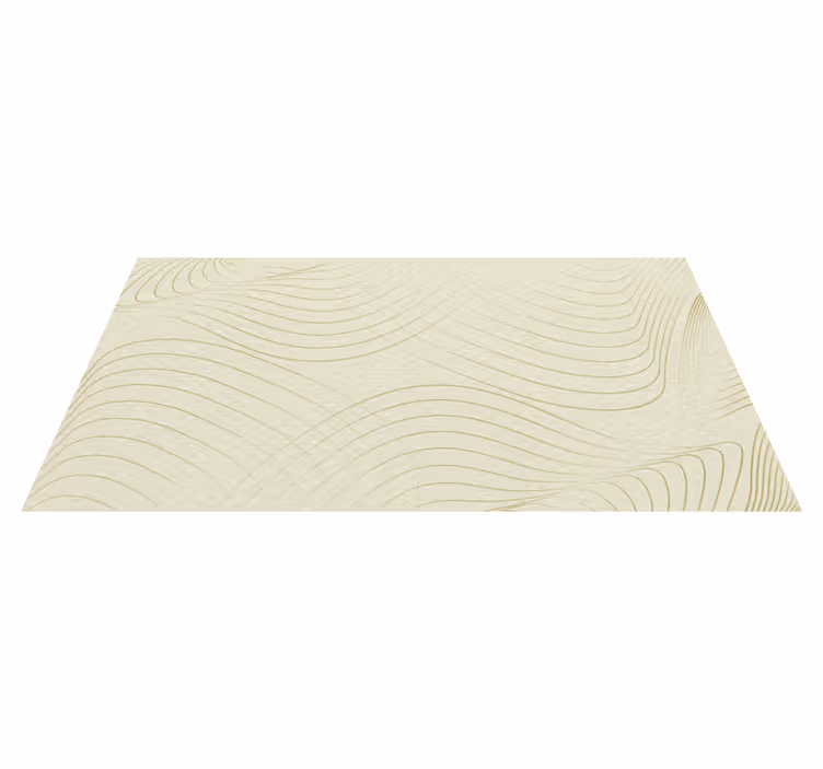 Tapis vinyle minimaliste dessin au trait fluide - TenStickers