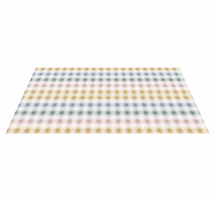 Tapis vinyle motif cercles géométriques - TenStickers