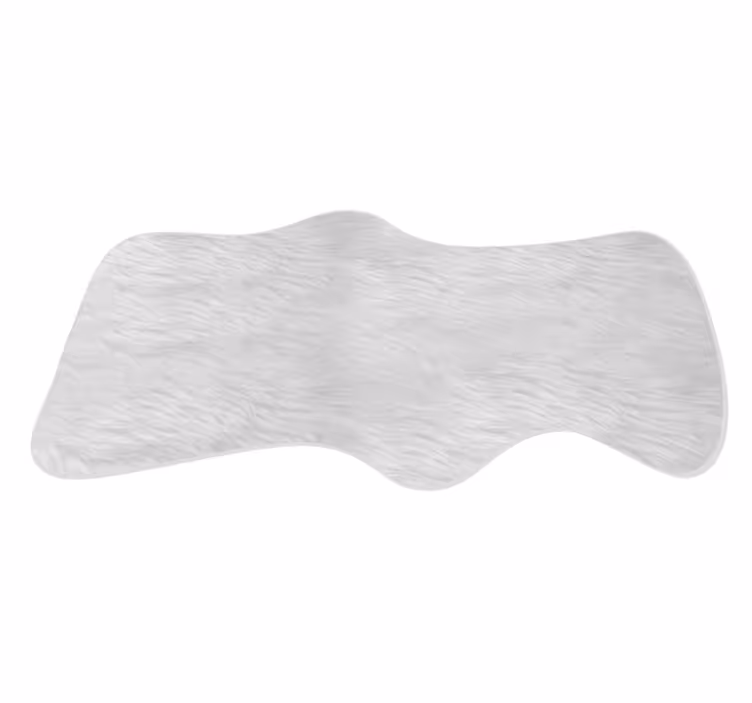 Tapis vinyle imitation poils de renne - TenStickers