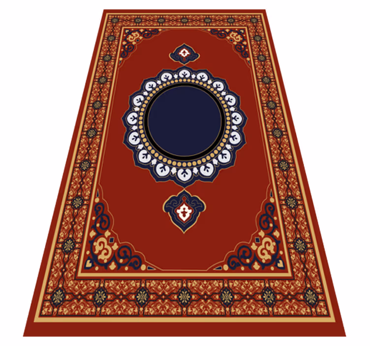 Tapis vinyle rectangulaire style persan - TenStickers
