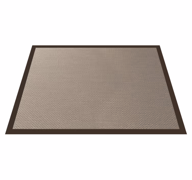 Tapis vinyle moderne style industriel gris et noir - TenStickers
