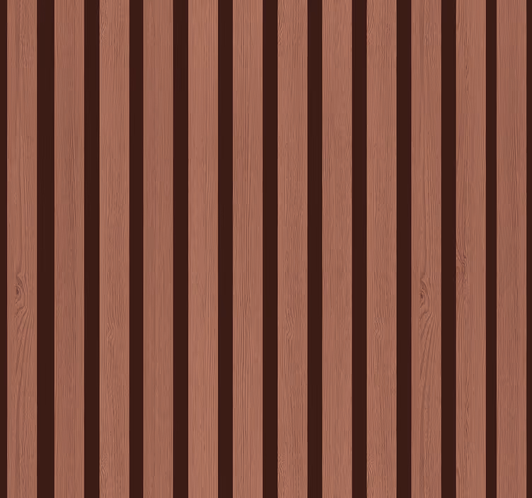 Papier peint ligne verticale lamelles mocha mousse - TenStickers