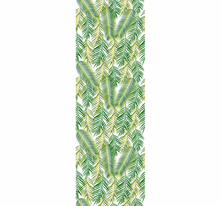 Papier peint feuillage conception de verdure luxuriante - TenStickers