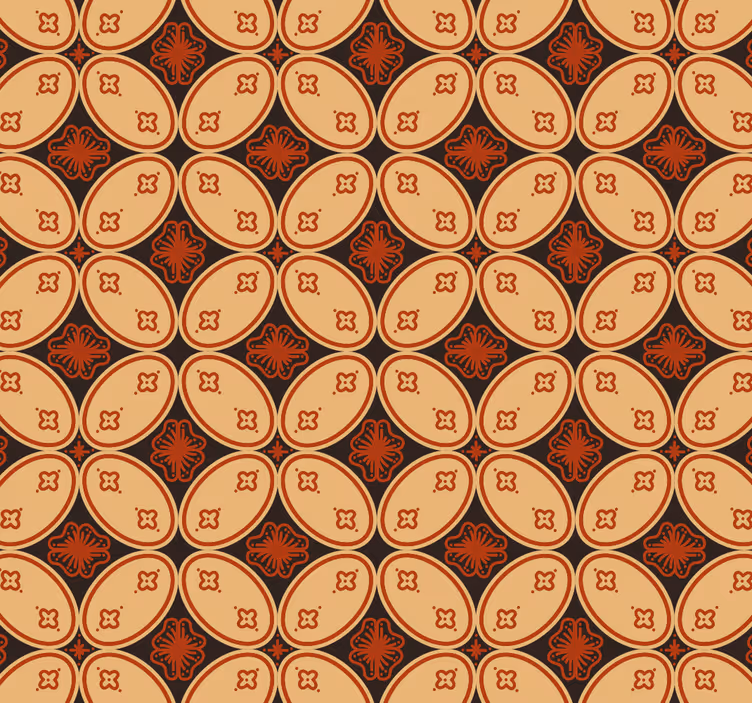 Papier peint carrelage motif à motifs géométriques - TenStickers