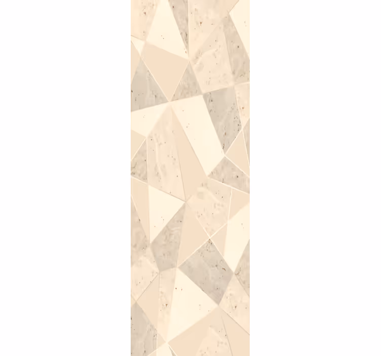 Papier peint effet marbre motif géométrique beige - TenStickers