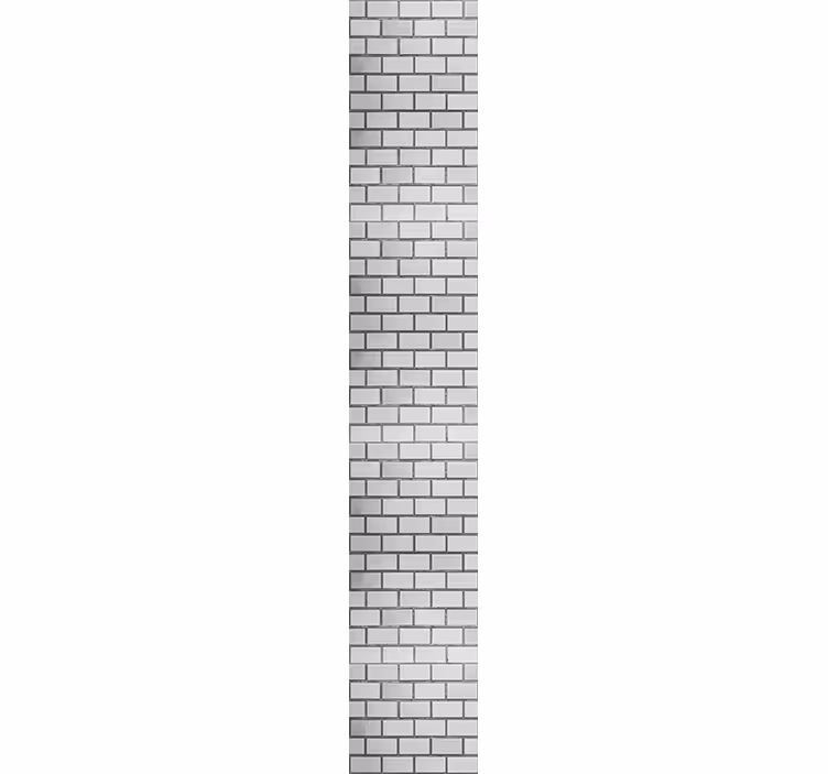 Papier peint briques motif gris classique - TenStickers