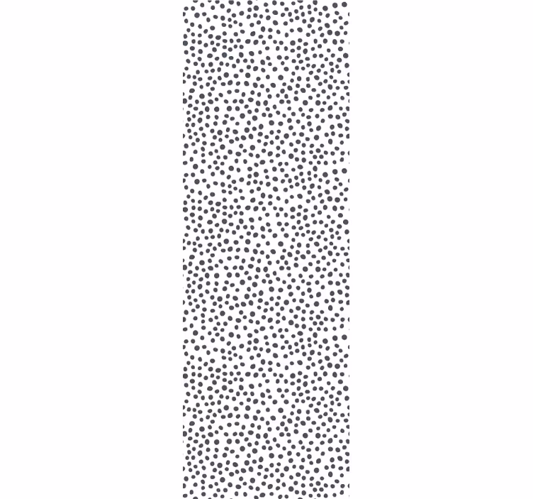 Papier peint cercles élégant motif noir et blanc - TenStickers