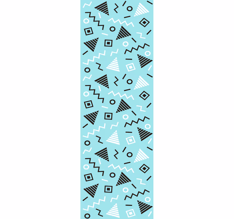 Papier peint formes géometriques memphis moderne et amusant - TenStickers